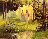 Vestales Au Bain by Jean Beauduin
